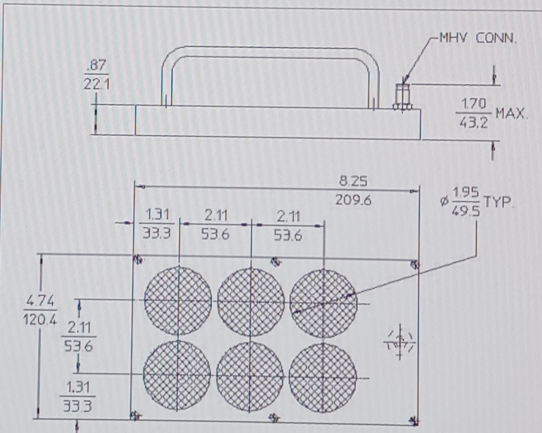 LND, Inc. Large area pancake assembly alpha- beta – gamma gm counter