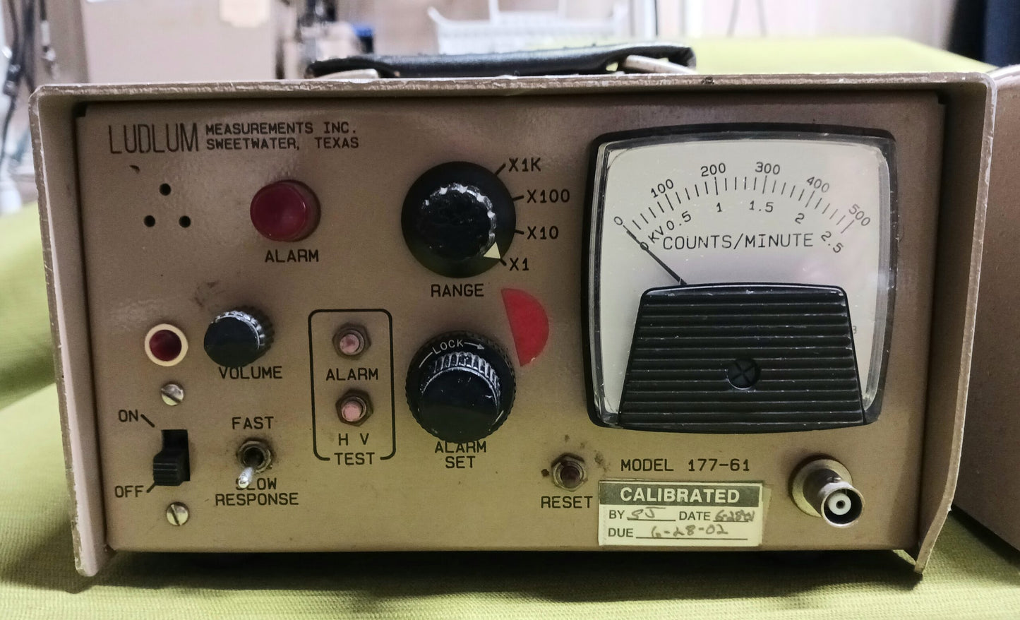 Ludlum Model 177-61 Benchtop Counter