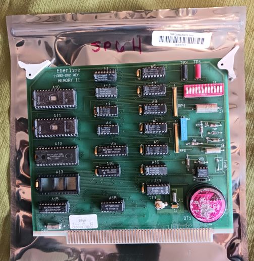 EBERLINE 11392-D02 SP6H PCM1B or PCM1C circuit board, Rev E, memory II