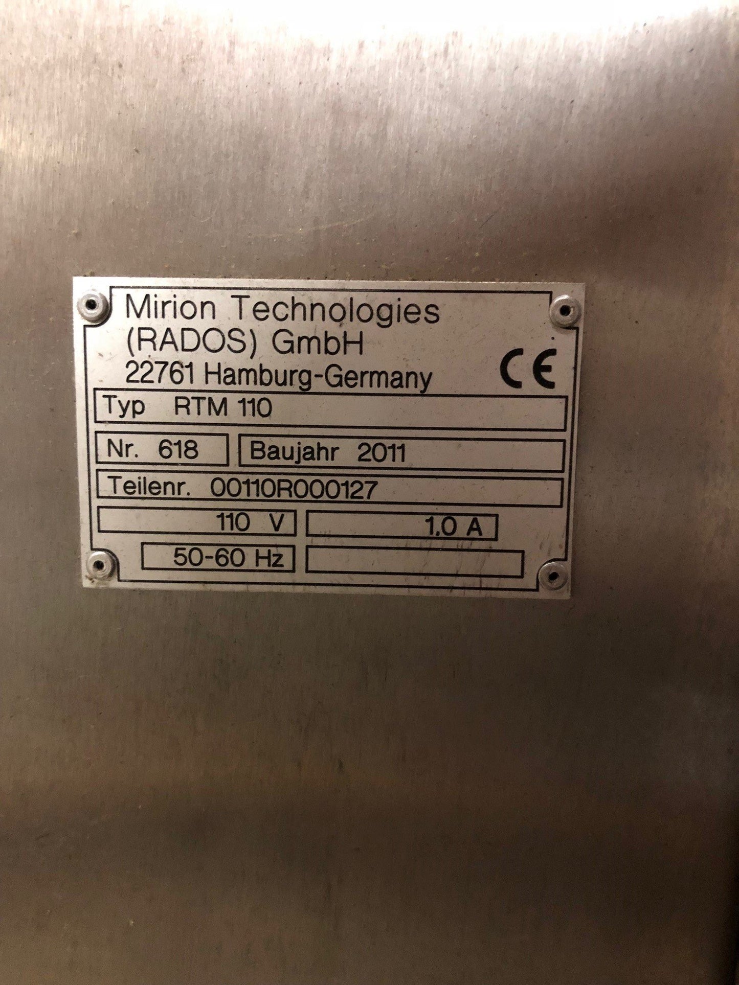 RADOS (Mirion) RTM-110 Hand and Foot Monitor with Beta Scintillator Detectors (RBP)
