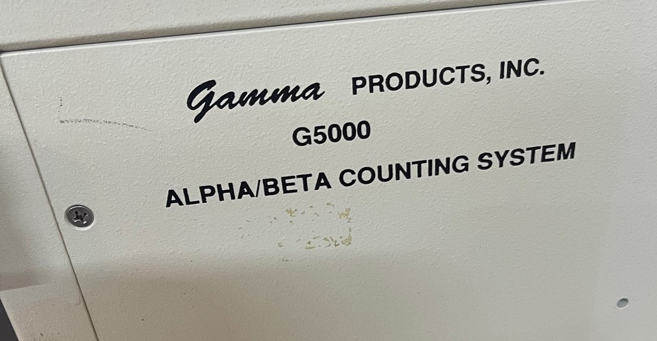Gamma Products G5000 Gas Flow Proportional detectors Alpha-beta counter