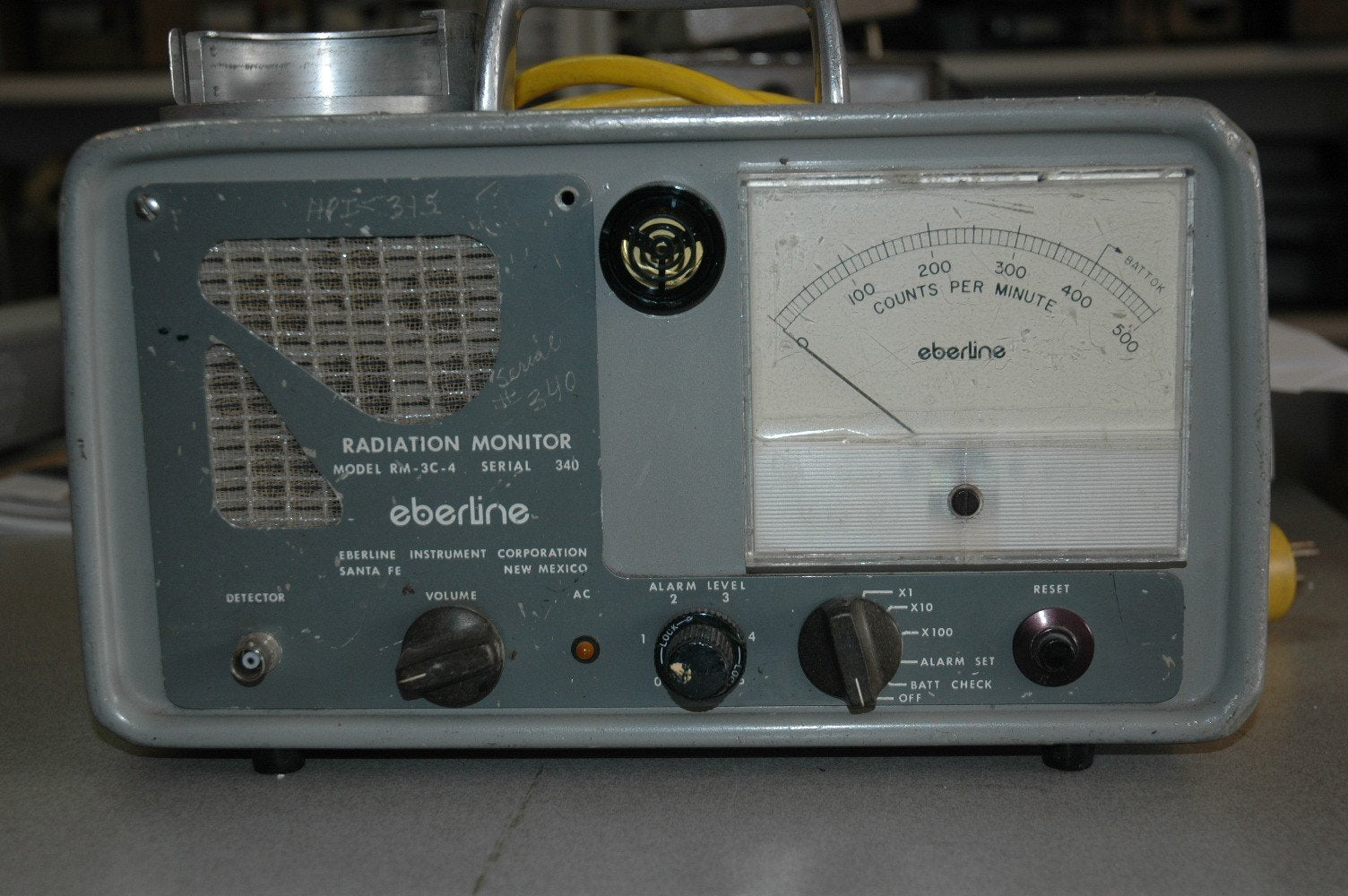 Eberline RM-3C-4 Radiation Monitor with Alarm - USED