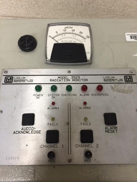 Ludlum Model 3523 Radiation Monitor for Portal or Truck Monitoring