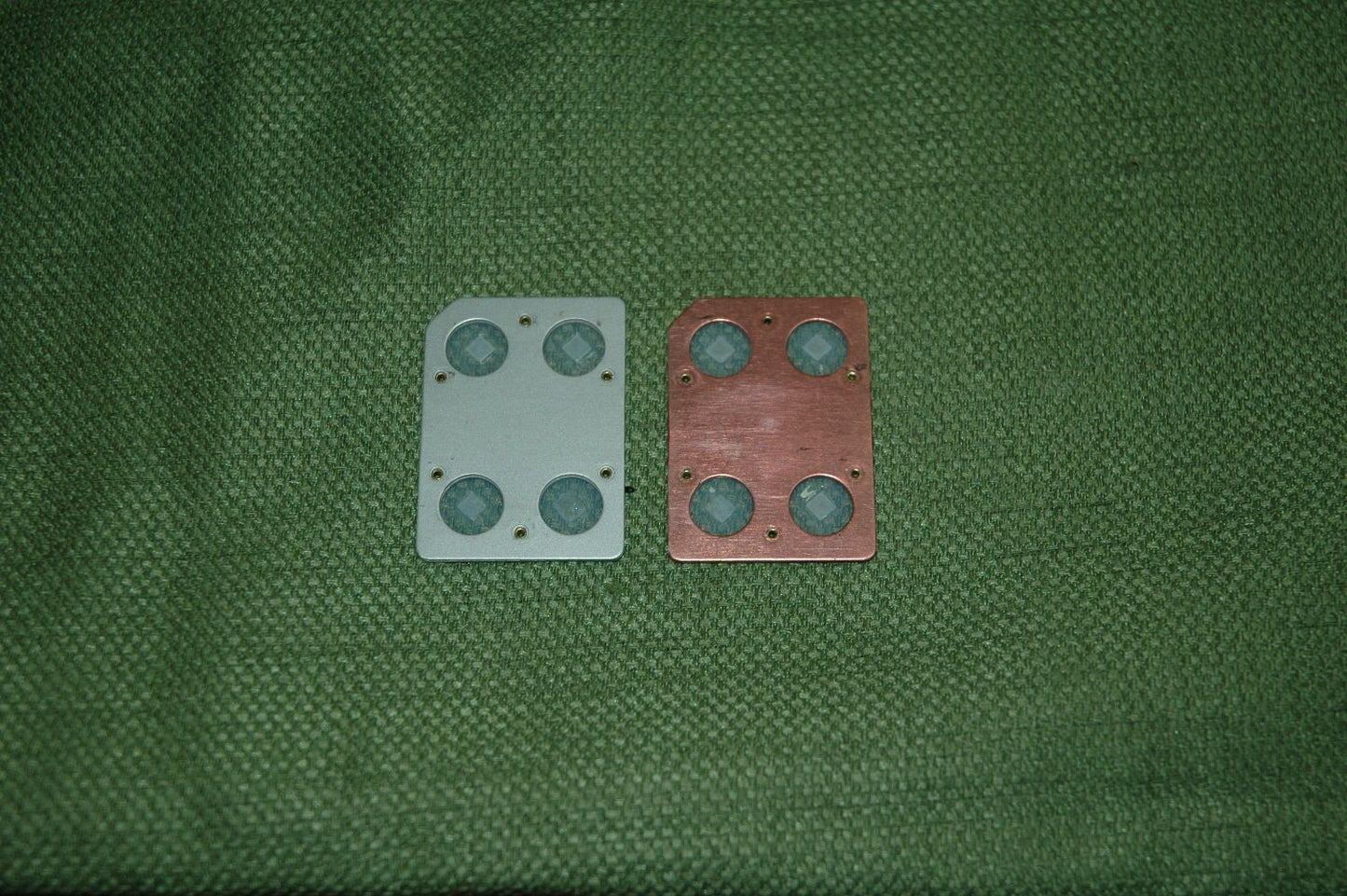 Harshaw Model 8801n (Type 7776) 4-element TLD Card with 3.6 mil Element 3