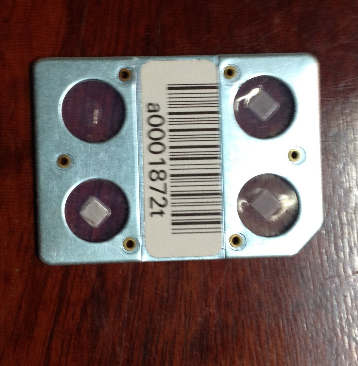 Harshaw Type 1110 3-element TLD-100 Cards