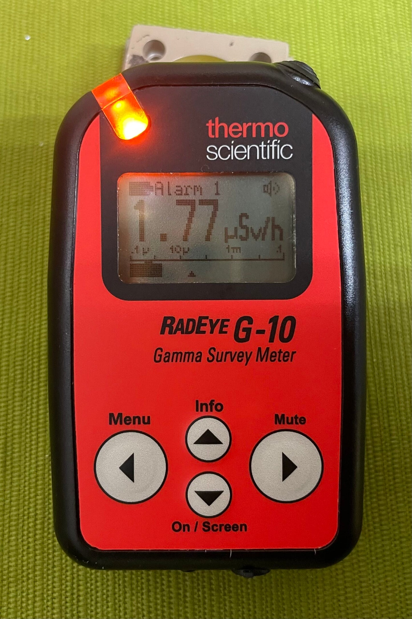Thermo Scientific RadEye G-10 Portable Dose and Dose Rate Meter
