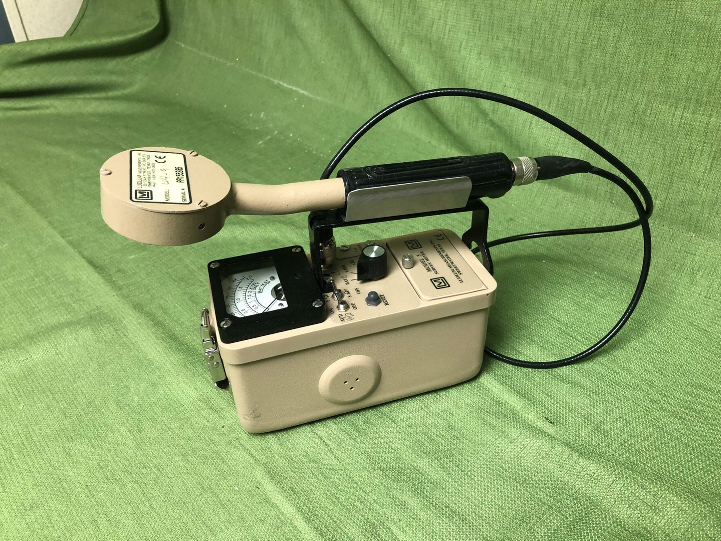 Ludlum Model 3 with "Pancake" style GM probe and cable Combo - Refurbished