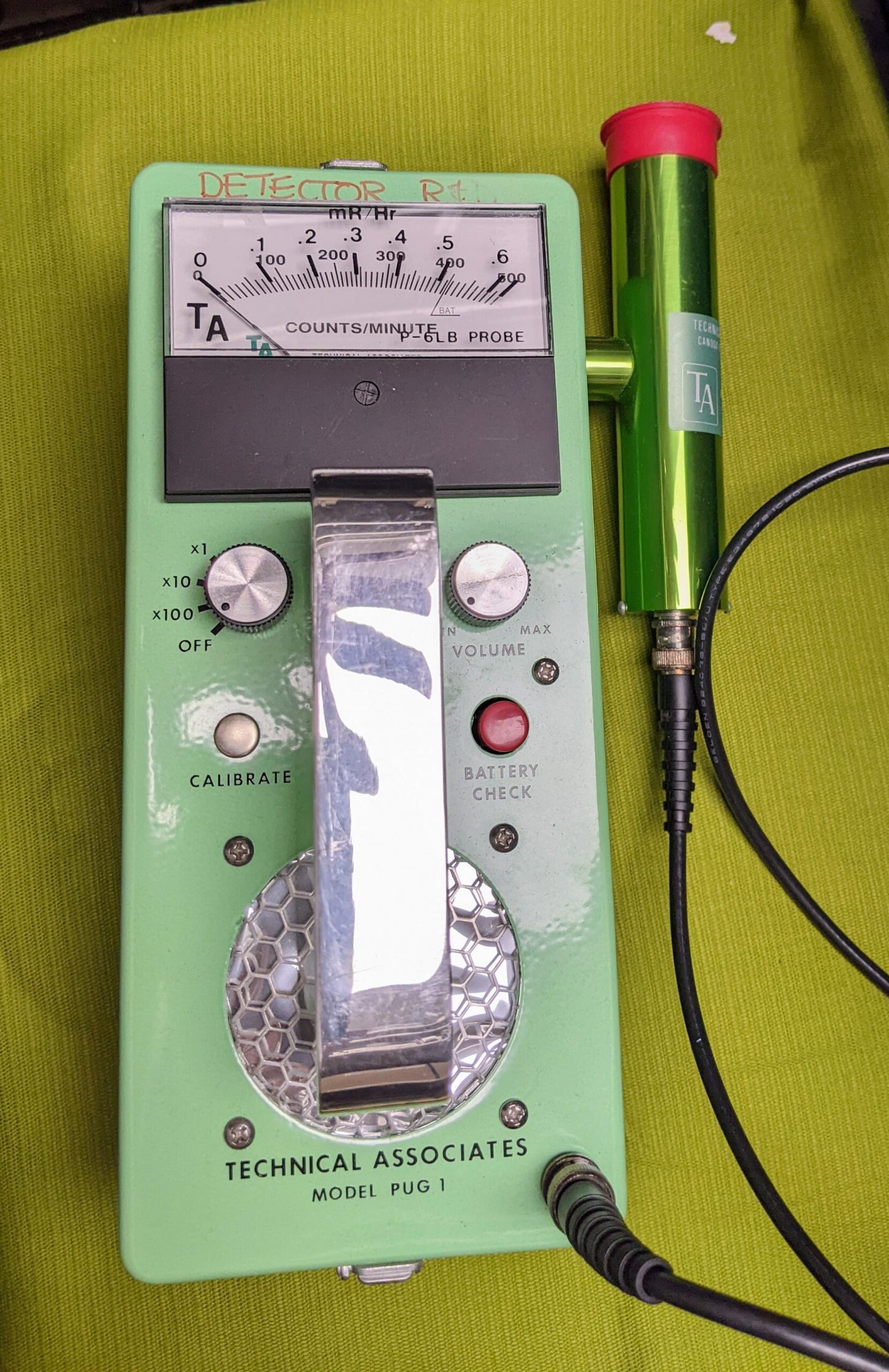 Technical Associates PUG-1 with P-6 LB probe