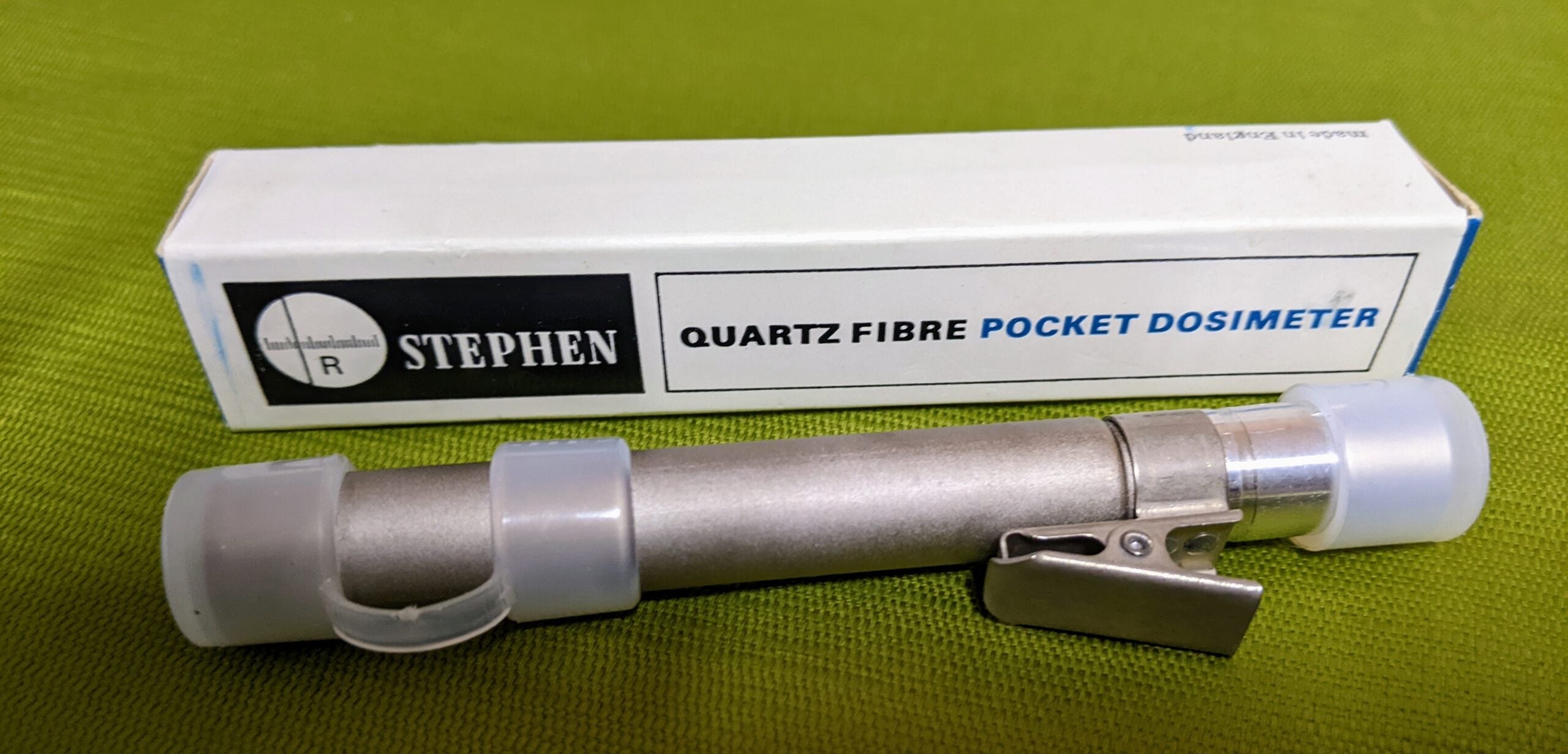 Stephens pencil dosimeter, 0-2R- Brand new