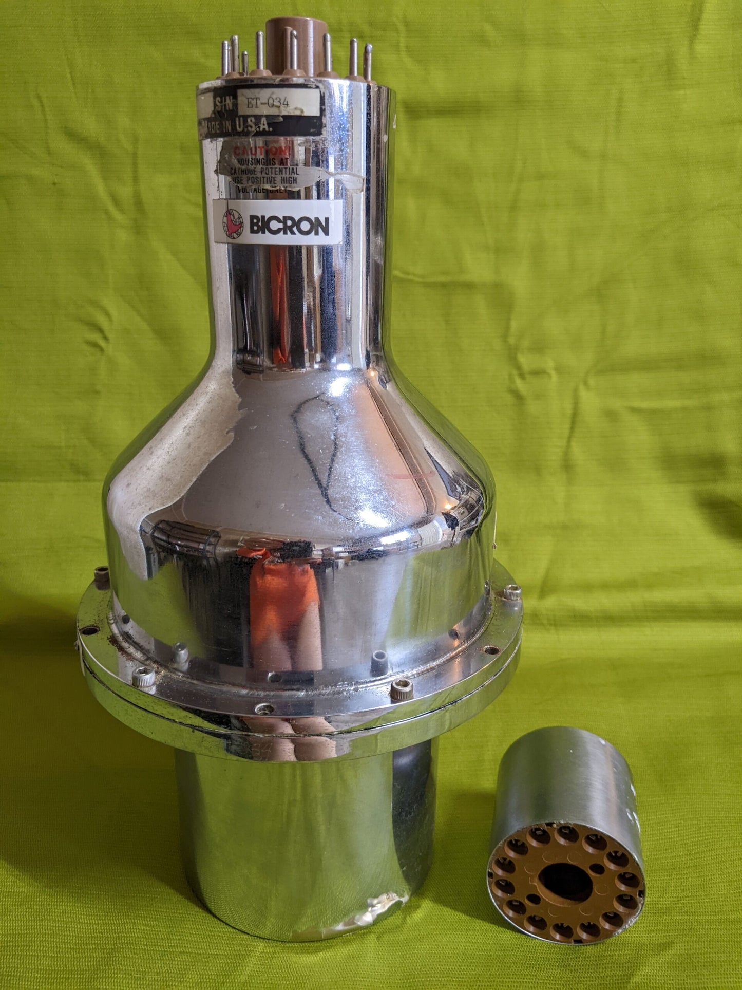 Bicron 4H4/5 NaI(Tl) Sodium Iodide Gamma Scintillator detector probe