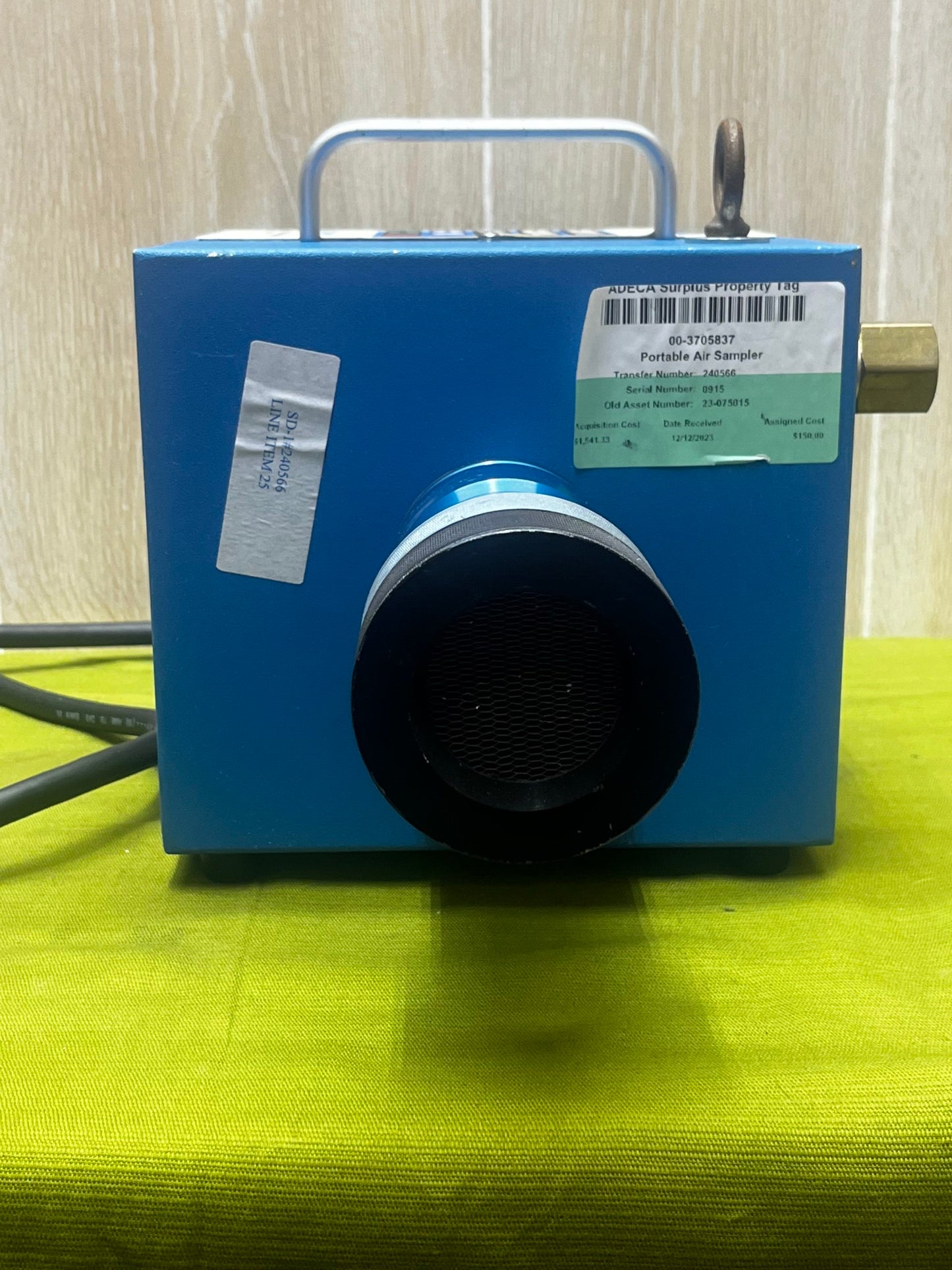 Radeco Air Volume Totalizer, Model H-810DC