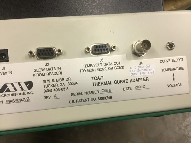 Microdesigns TCA/1 Thermal Curve Adapter for Panasonic TLD Reader