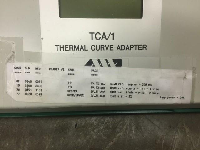 Microdesigns TCA/1 Thermal Curve Adapter for Panasonic TLD Reader