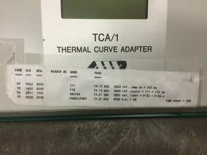 Microdesigns TCA/1 Thermal Curve Adapter for Panasonic TLD Reader