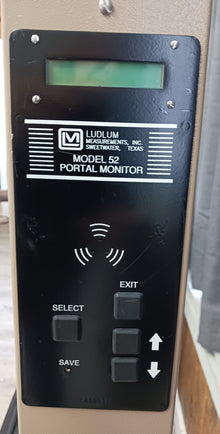 Ludlum Model 52 Portable radiation portal monitor in carry case