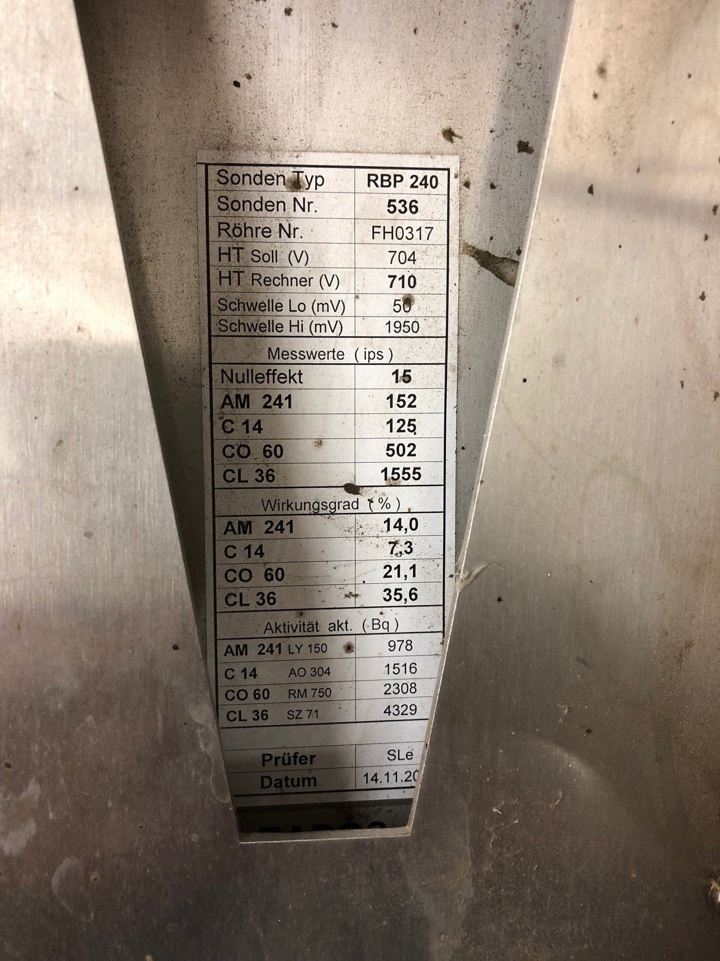 RADOS (Mirion) RTM-110 Hand and Foot Monitor with Beta Scintillator Detectors (RBP)