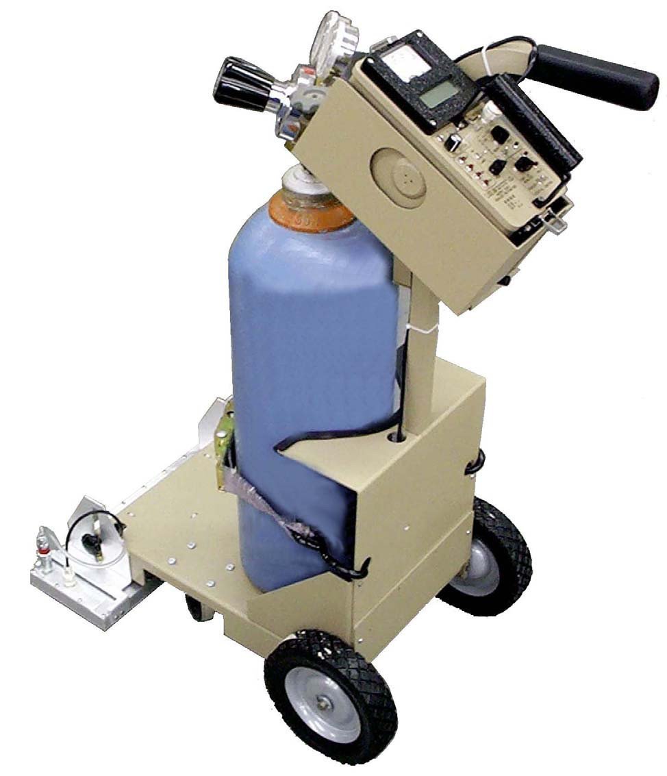 Ludlum Model 43-37 Gas Flow Proportional Counter Probe (Used with floor monitors or can be hand held)