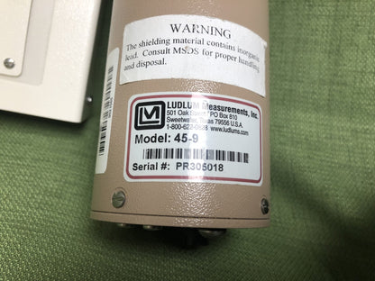 Ludlum Model 375-9 Area Monitor with Model 45-9 Ion Chamber for Pulsed Fields