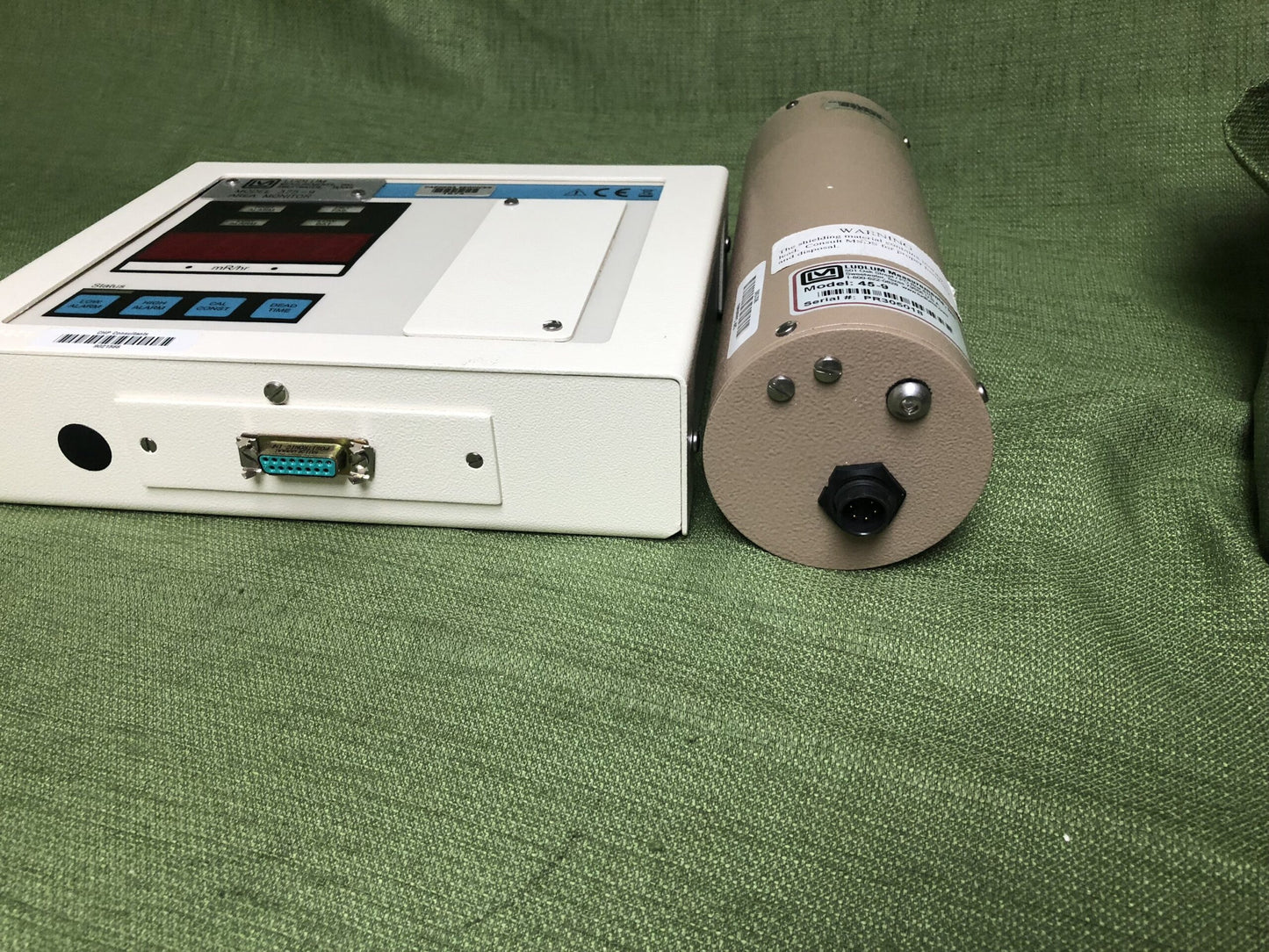 Ludlum Model 375-9 Area Monitor with Model 45-9 Ion Chamber for Pulsed Fields