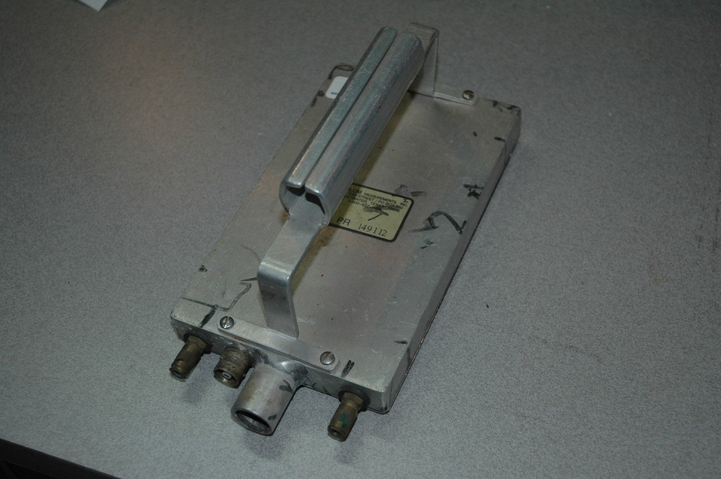 Ludlum Model 43-68/5 Alpha/Beta 100 cm^2 Gas Proportional Probe w/ Broom handle attachment - USED