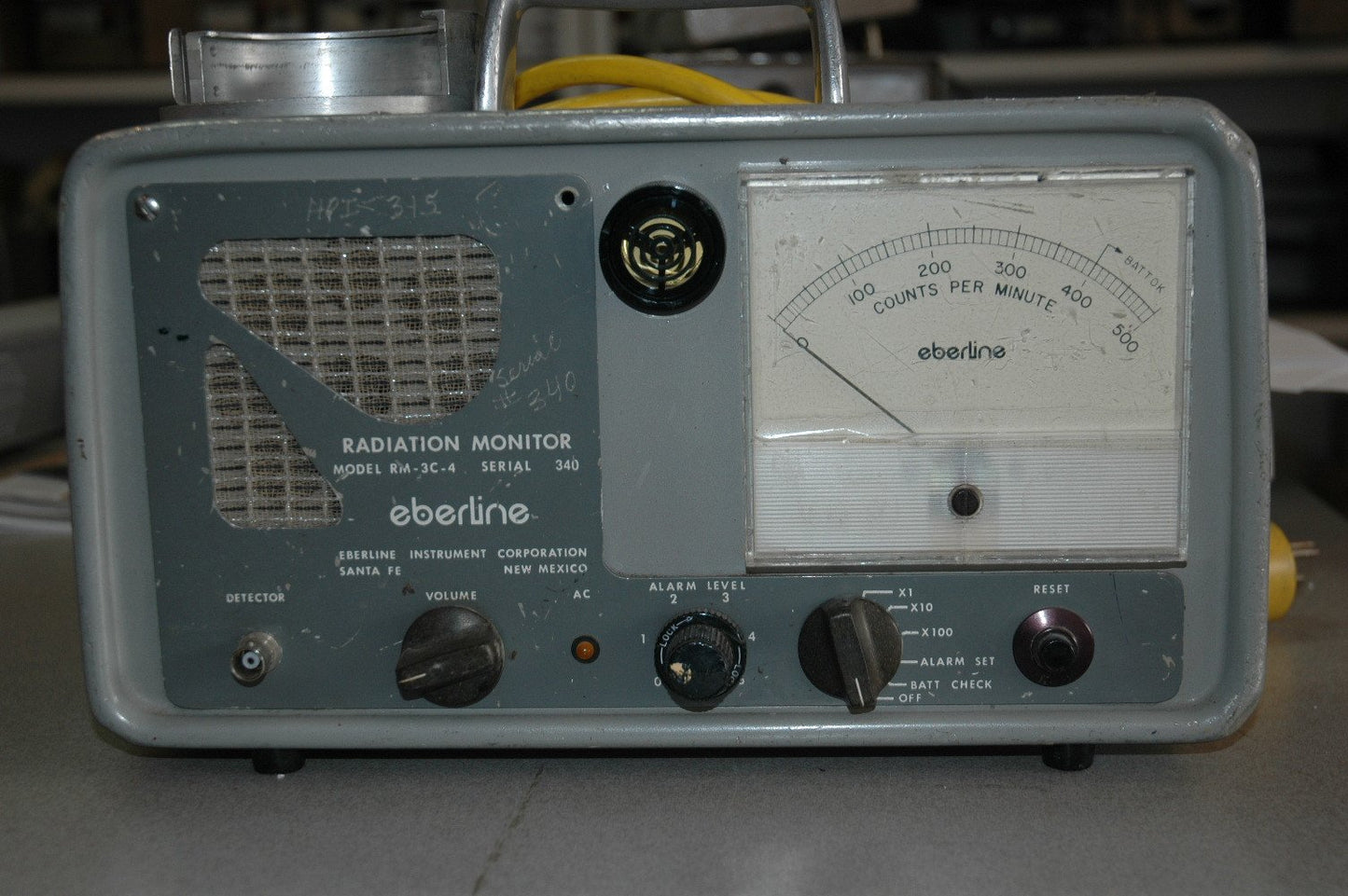 Eberline RM-3C-4 Radiation Monitor with Alarm - USED