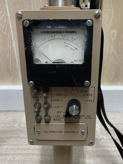 Ludlum Model 77-3 Stretch Scope, All calibrated until 02/2025