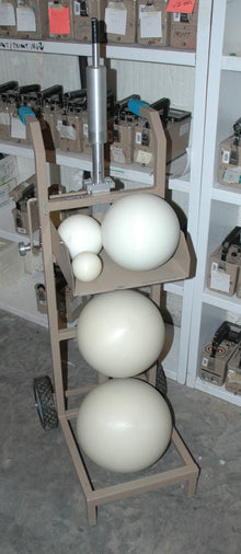 Ludlum Model 42-5 Neutron Detector with REM ball set and cart