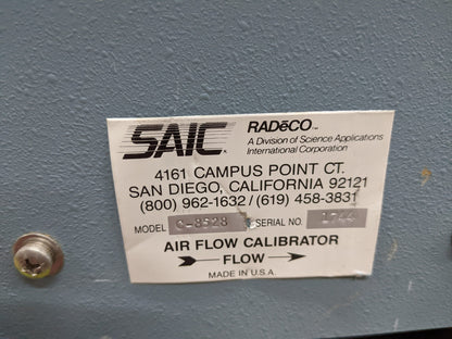 Radeco Air Flow Calibrators Model C-8528