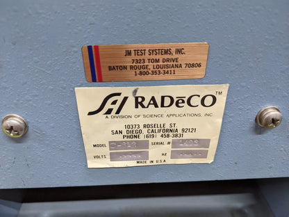 Radeco SAIC Air Flow Calibrator Model C-812