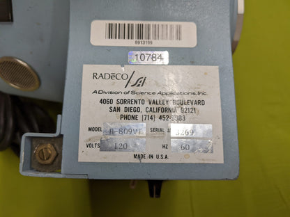 RADēCO Grab Sampler Model H-809V-1