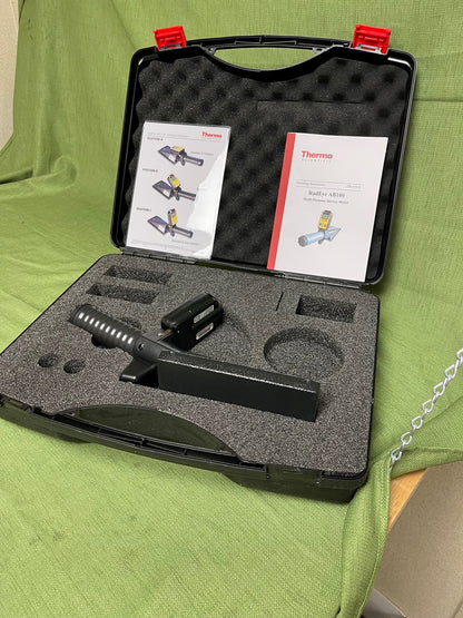 RadEye AB100 Alpha-Beta Contamination Monitor in hard case